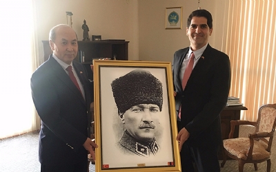 HONORARY CONSUL IN BURSA VISITS THE EMBASSY